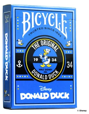 Produktbild von Bicycle® Kartendeck - Disney Donald Duck Kartenspiel Spielkarten Pokerkarten Single Deck