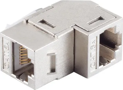 Produktbild von shiverpeaks BS08-10004, Abgewinkelt, Silber, RJ-45, RJ-45, Männlich, Männlich