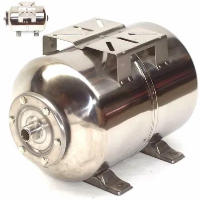 Image de VA Acier inoxydable Réservoir à membrane 24L Réservoir d'eau domestique 44330 Réservoir sous pression