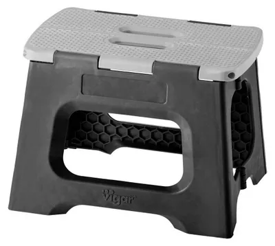 Produktbild von VIGAR Klapptritt, 23 cm hoch, 1 Stufe, grau