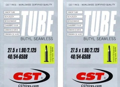 Produktbild von Cst Presta 48 Mm Fahrradschlauch Schwarz 27.5´´ / 1.90-2.125 Schwarz 27.5´´