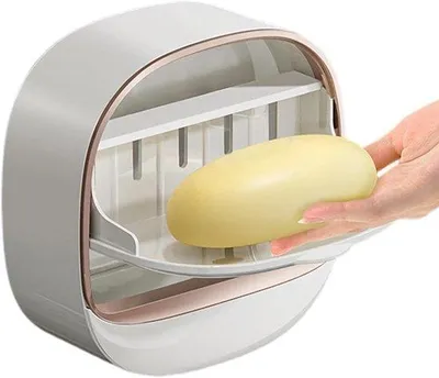 Produktbild von Dusche-Organizer aus Kunststoff - 15 x 6,5 cm - Weiß