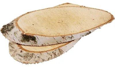 Produktbild von Holzscheiben ca. 15x9x0.15cm (7 Stück) [HOB567030]