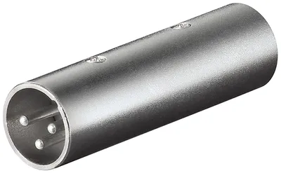 Immagine prodotto di Goobay 27460 Adattatore/accoppiatore XLR, da maschio a maschio - XLR maschio (3 pin) > XLR maschio (3 pin)