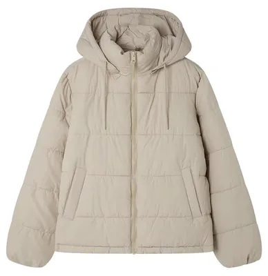 Imagen del producto de Chaqueta básica de mujer SPRINGFIELD, acolchada con materiales reciclados, con bolsillos laterales con solapa y cierre de botón