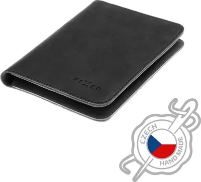 Obrázek produktu pro Kožená peněženka FIXED Passport, velikost cestovního pasu – Černá