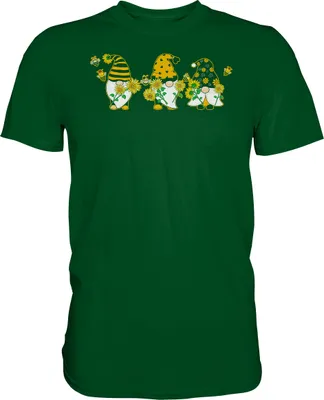 Produktbild von Gartenzwerge Sonnenblumen T-Shirt Garten Motiv Gärtner Geschenk – Bottle Green / L