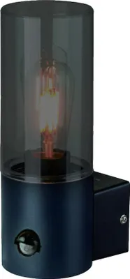 Image de Applique murale extérieure Harlem, 1 ampoule E27, indice de protection IP44, détecteur de mouvement PIR