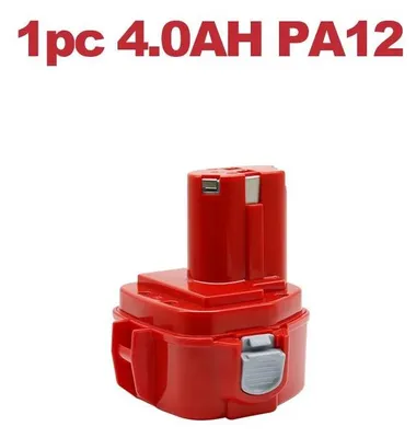 Image de Batterie pour outil - Batterie de remplacement Ni-MH 12V - 4,0Ah (4000mAh) - Compatible avec les modèles PA12, 1220, 1222, 1233S, 1235 - 1 batterie