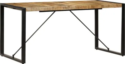 Produktbild von vidaXL Esstisch 160x80x75 cm Massivholz Mango