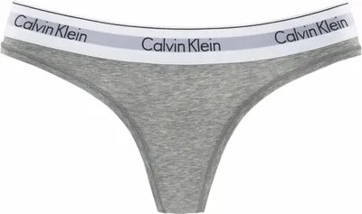 Produktbild von Calvin Klein dames Modern Baumwolle string, grijs