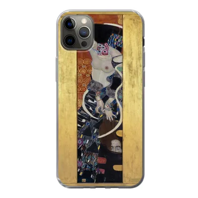 Produktbild von MuchoWow® Handyhülle Schutzhülle Hülle für iPhone 13 Pro Max Judith II Salomè - Gustav Klimt Silikon Softcase Handy Hülle - Mobiltelefon