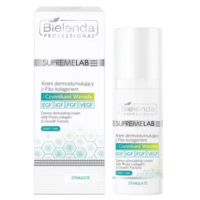 Obrázek produktu pro Bielenda SupremeLab Stimulující Krém s Bylinným Kolagenem, 50 ml