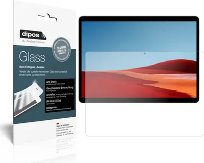 Obrázek produktu pro 2x ochranná fólie pro Microsoft Surface Pro X matná - anti-shock 9H fólie dipos Glass plastové sklo