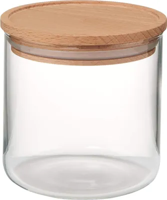 Produktbild von EVA Vorratsglas mit Holzdeckel 0,4 Liter