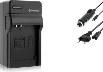Produktbild von Ladegerät BLACK für Akku-Typ: Canon NB-5L, NB5L