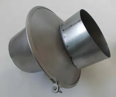 Produktbild von Drehkastenknie DN 120 mm Auszug 0-60mm verstellbar