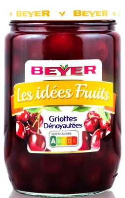 Produktbild von Beyers Sauerkirschen entsteint in leichtem Sirup (66 cl / 640 g)