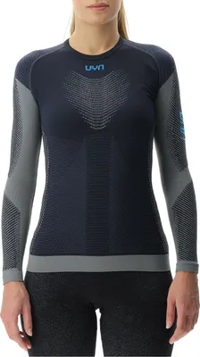 Produktbild von UYN Running PB42 langarm Laufshirt Damen black beauty/iron gate S