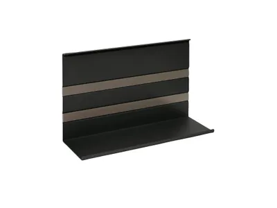 Produktbild von Linero MosaiQ Universalablage 2, Relingsystem, schwarz matt