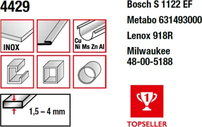 Obrázek produktu pro Bimetalový pilový kotouč MPS frézovaný a seřízený Celková délka 230 / délka zubů 210 mm, rozteč zubů 1,4 mm : 230 mm : 1,4 mm Celková délka: 230 mm Rozteč zubů: 1,4 mm