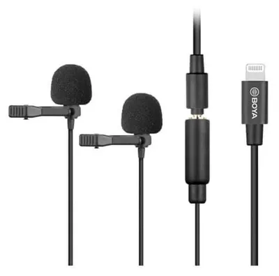Produktbild von BOYA Mikrofon Lavalier x2 BY-M2D Lightning 6m