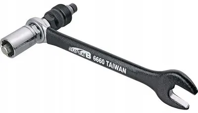 Produktbild von Super B TB-6660 Fahrradwerkzeug Pedal- und Kurbelwerkzeug 3-in-1