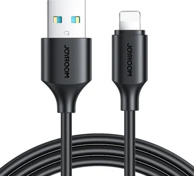 Zdjęcie produktu dla Kabel ładujący Joyroom USB na Lightning, 2,4 A, 2 m, czarny, (S-UL012A9)