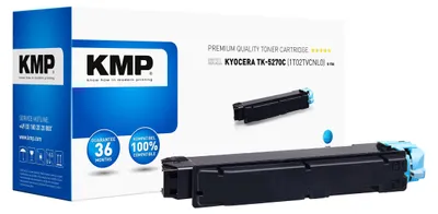Immagine prodotto di KMP Printtechnik AG 2923,0003 KMP Toner Kyocera TK-5270C/TK5270C cyan 6000 S. K-T86 remanufactured