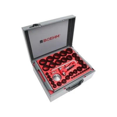 Produktbild von BOEHM JLB299PACC Locheisensatz Ø 2-99mm inkl. Dichtungsringschneider, Schlagunterlage