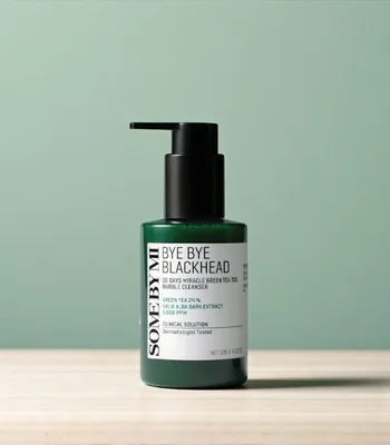 Obrázek produktu pro Some By Mi - Bye Bye Blackhead 30 Days Miracle Green Tea Tox Bubble Cleanser - Bublinkový cleanser na hloubkové čištění pórů 120ml