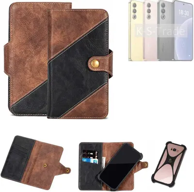 Produktbild von K-S-Trade Handyhülle Schutzhülle Bookstyle Case kompatibel mit Meizu 20 Klapphülle Cover Hülle Schutztasche 1x