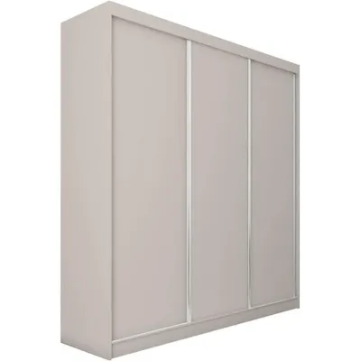 Produktbild von BEAUTYSOFA | Kleiderschrank MARIO II 240 cm Kaschmir – Moderner Schrank ohne Spiegel, mit Schiebetüren und Schubladen, Minimalistisches Design