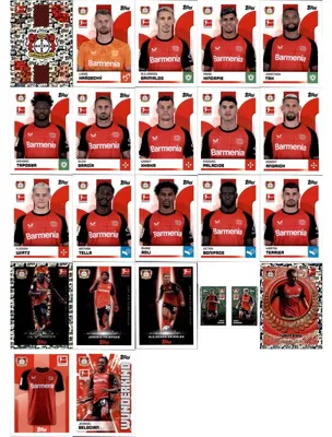 Produktbild von Topps Bundesliga Sammelsticker - 2024/2025 - Mannschaftspaket - BAYER 04 LEVERKUSEN