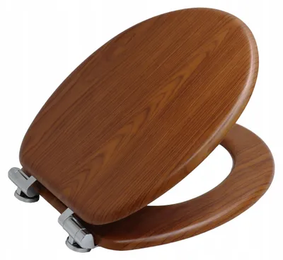 Produktbild von Bisk MDF WC-Sitz Absenkautomatik Braun 08221