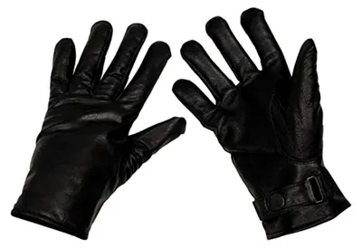 Produktbild von Lederhandschuhe der Bundeswehr, gefüttert, schwarz, Größe M