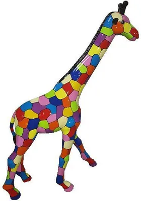 Produktbild von Design Wohn Deko Statuen Skulpturen Figuren Abstrakte Giraffe Figur Dekoration