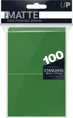 Zdjęcie produktu dla UP Pro-Matte Sleeves zielone (100 szt.)