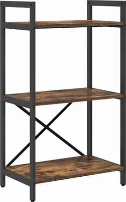 Image de Étagère Chêne fumé 56 x 34 x 96 cm Bois d'ingénierie