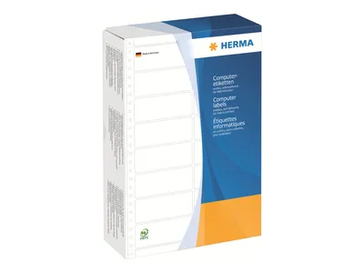 Obrázek produktu pro HERMA 8220, Bílá, Samolepicí štítek, Papír, Jehličková maticová, Matný,  Mix