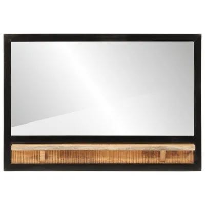 Immagine prodotto di vidaXL Specchio con ripiano 80x8x55 cm Vetro e legno massello di mango