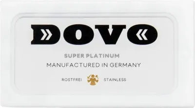 Produktbild von Dovo Rasierklingen SUPER PLATINUM - zweischneidig