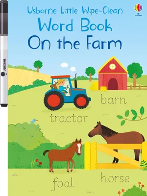 Produktbild von Little Wipe-Clean Word Book On the Farm