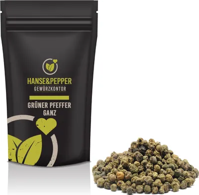 Produktbild von 500g Grüner Pfeffer Ganz natürlich vom Hanse&Pepper Gewürzkontor