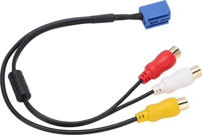 Obrázek produktu pro 6pinový AV 3040 port Auto 3RCA kabelový adaptér Audio Vedio připojení pro DVD navigační jednotku