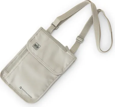 Produktbild von Brustbeutel, Reise-Geldbeutel RFID-Blocker ultra-flache Geldtasche Brusttasche, Anti-Diebstahl Tasche Handy, Geld, Reisepass hidden safety bag Neck Pouch,Graphite