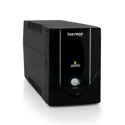 Image de Vultech 650VA Compact Line-Interactive Uninterruptible Power Supply avec 2 prises AC