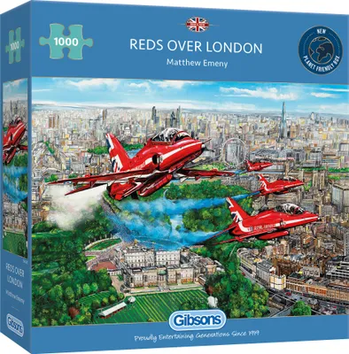 Produktbild von Gibsons Reds Over London, 1000 Stück(e)