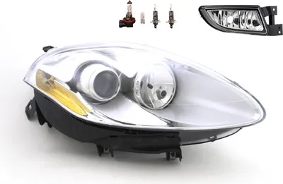 Zdjęcie produktu dla Johns, Reflektory halogenowe pasujące do Fiat Bravo 198 04/07-09/09 H1 R + przeciwmgielne + światła. 51757534 51775551 51827371 5801377880
