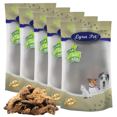 Produktbild von Lyra Pet® Lammlunge Hundesnack 5 kg fettarm für Allergiker schonend getrocknet